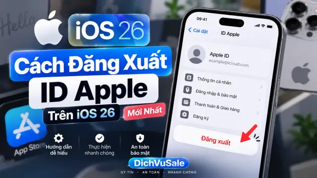 Cách Đăng Xuất Trên IOS 26